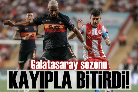Galatasaray, sezonu kayıpla bitirdi!